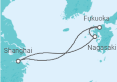 Itinerario del Crucero Nagasaki y Fukuoka  - Royal Caribbean