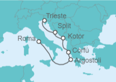 Itinerario del Crucero De Roma a Venecia  - Cunard