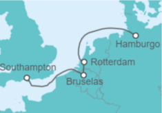Itinerario del Crucero Holanda, Bélgica - Cunard