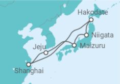 Itinerario del Crucero Japón - Royal Caribbean