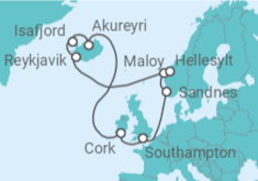 Itinerario del Crucero Irlanda, Islandia, Noruega - MSC Cruceros