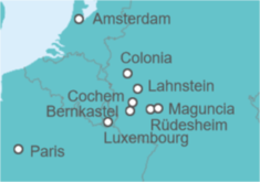 Itinerario del Crucero Desde Ámsterdam (Holanda) a Luxemburgo - AmaWaterways