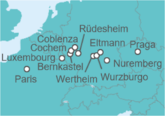 Itinerario del Crucero Alemania - AmaWaterways