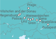 Itinerario del Crucero Hungría, Austria, Alemania - AmaWaterways