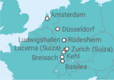 Itinerario del Crucero Holanda, Alemania - AmaWaterways