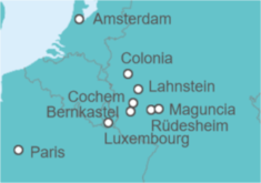 Itinerario del Crucero Desde Ámsterdam (Holanda) a Luxemburgo - AmaWaterways