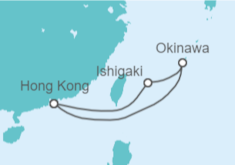 Itinerario del Crucero Okinawa e Ishigaki - Royal Caribbean