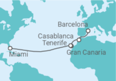 Itinerario del Crucero Marruecos, España - Virgin Voyages