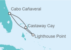 Itinerario del Crucero Bahamas desde Orlando - Disney Cruise Line
