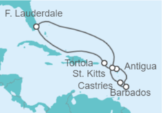 Itinerario del Crucero Islas Vírgenes - Reino Unido, Antigua Y Barbuda, Barbados, Santa Lucía - Celebrity Cruises