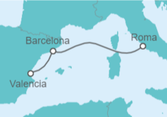 Itinerario del Crucero España - MSC Cruceros