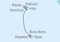 Itinerario del Crucero Bora Bora, Kauai, Kona y Maui - NCL Norwegian Cruise Line