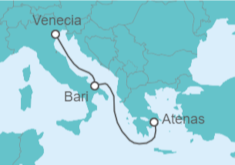 Itinerario del Crucero Italia - MSC Cruceros