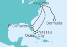 Itinerario del Crucero Bermudas, Estados Unidos (EE.UU.), Bahamas - MSC Cruceros