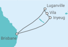 Itinerario del Crucero Vanuatu - Royal Caribbean