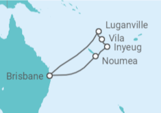 Itinerario del Crucero Nueva Caledonia, Vanuatu - Royal Caribbean
