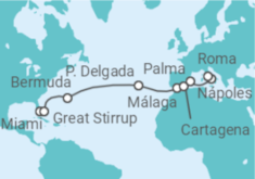 Itinerario del Crucero Portugal, España, Italia - Oceania Cruises