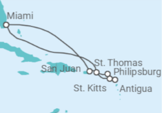 Itinerario del Crucero Tesoros náuticos - Oceania Cruises