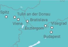 Itinerario del Crucero Hungría - Riverside