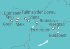 Itinerario del Crucero El danubio azul con el wachau - Riverside