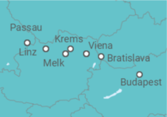 Itinerario del Crucero Emocionantes celebraciones en el danubio - Riverside