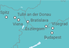 Itinerario del Crucero Hungría, Austria - Riverside