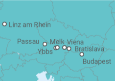 Itinerario del Crucero Pascua en el danubio - Riverside