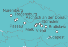 Itinerario del Crucero Desde Budapest (Hungría) a Nuremberg (Alemania) - Riverside