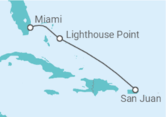 Itinerario del Crucero Bahamas y San Juan  - Disney Cruise Line