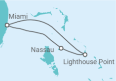 Itinerario del Crucero Bahamas y Lighthouse Point - Disney Cruise Line