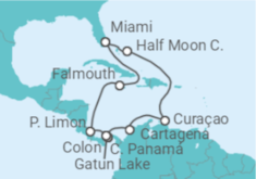 Itinerario del Crucero Desde Fort Lauderdale (Miami) a Puerto Limón (Costa Rica) - Holland America Line