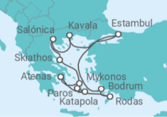 Itinerario del Crucero Grecia, Turquía - Explora Journeys