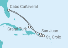 Itinerario del Crucero Puerto Rico, Bahamas - Carnival Cruise Line