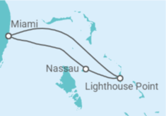 Itinerario del Crucero Bahamas y Lighthouse Point - Disney Cruise Line