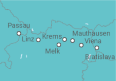 Itinerario del Crucero Austria, Alemania - Riverside