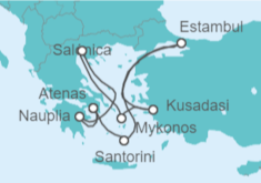 Itinerario del Crucero Turquía y Grecia - Silversea