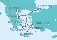 Itinerario del Crucero Turquía y Grecia - Silversea