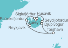Itinerario del Crucero Islandia - Silversea