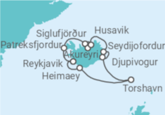 Itinerario del Crucero Islandia - Silversea