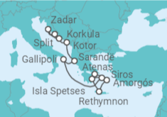 Itinerario del Crucero Adriático al completo  - Silversea