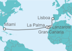 Itinerario del Crucero Islas Canarias - Silversea