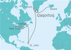 Itinerario del Crucero Vuelta al Mundo 2025: De Reykjavik a Nueva York - Silversea