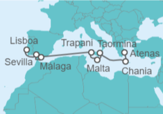 Itinerario del Crucero España, Italia y Malta - Silversea