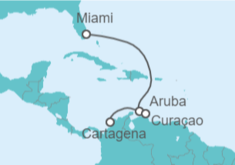 Itinerario del Crucero Caribe Sur y Colombia - Silversea