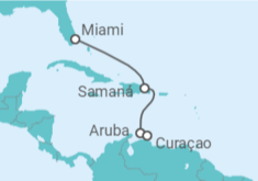 Itinerario del Crucero Caribe Oriental - Silversea