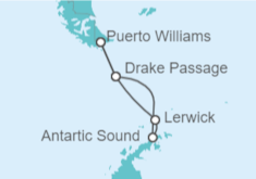 Itinerario del Crucero Chile y Antártida - Silversea