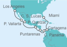 Itinerario del Crucero Canal de Panamá - Silversea