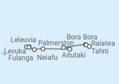 Itinerario del Crucero Polinesia Francesa - Silversea