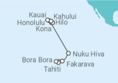 Itinerario del Crucero Hawai - Silversea