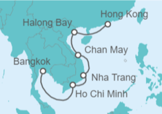 Itinerario del Crucero Vietnam - Silversea